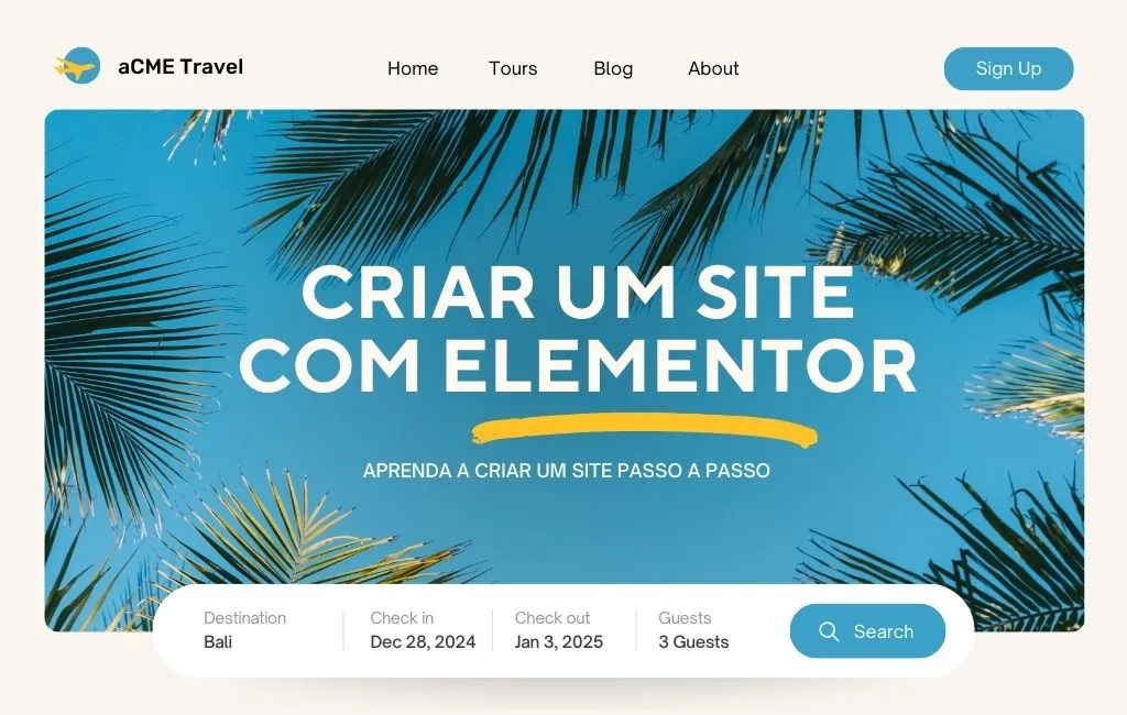 Criar um site profissional