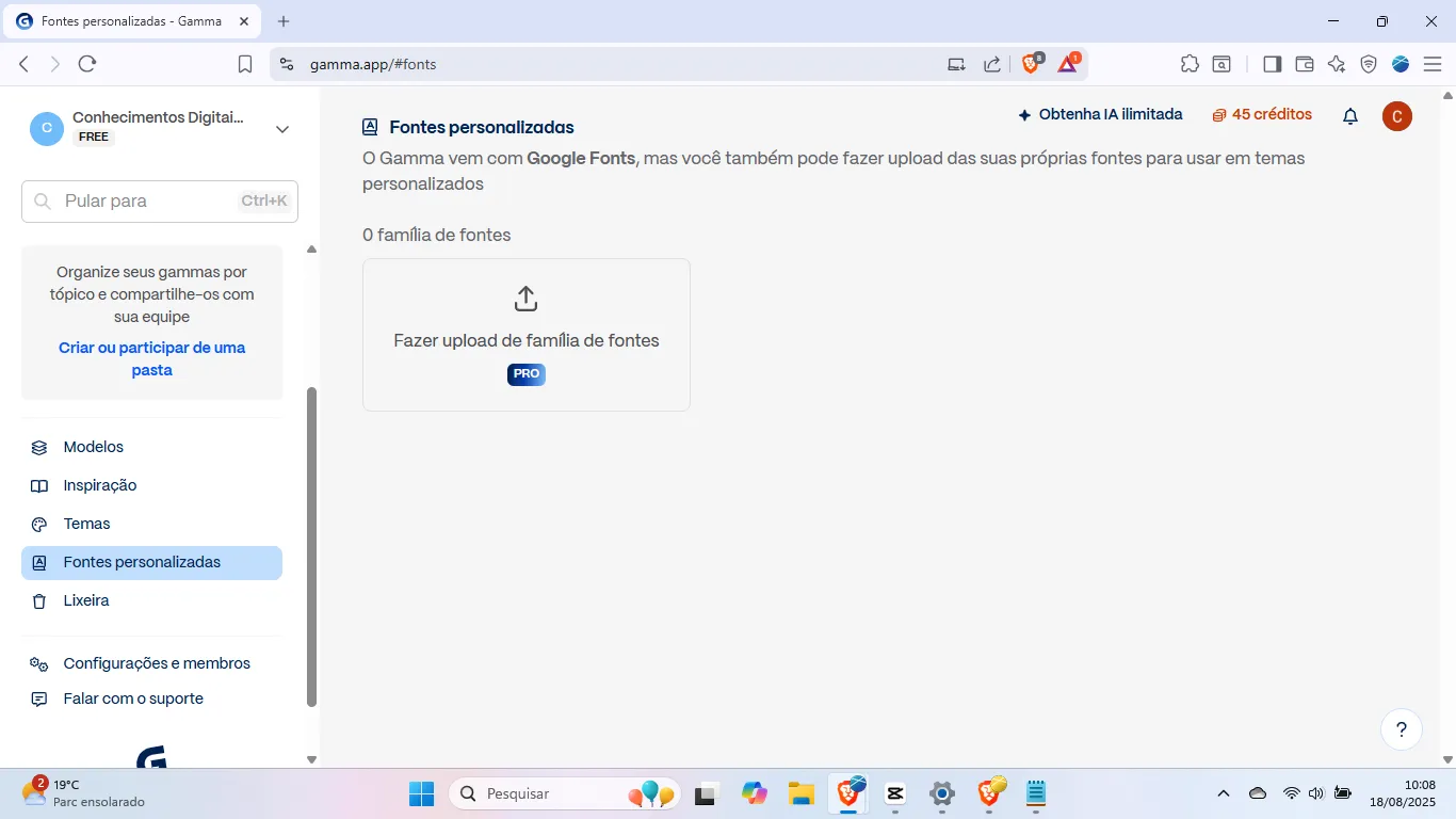 como criar ebook no gamma app