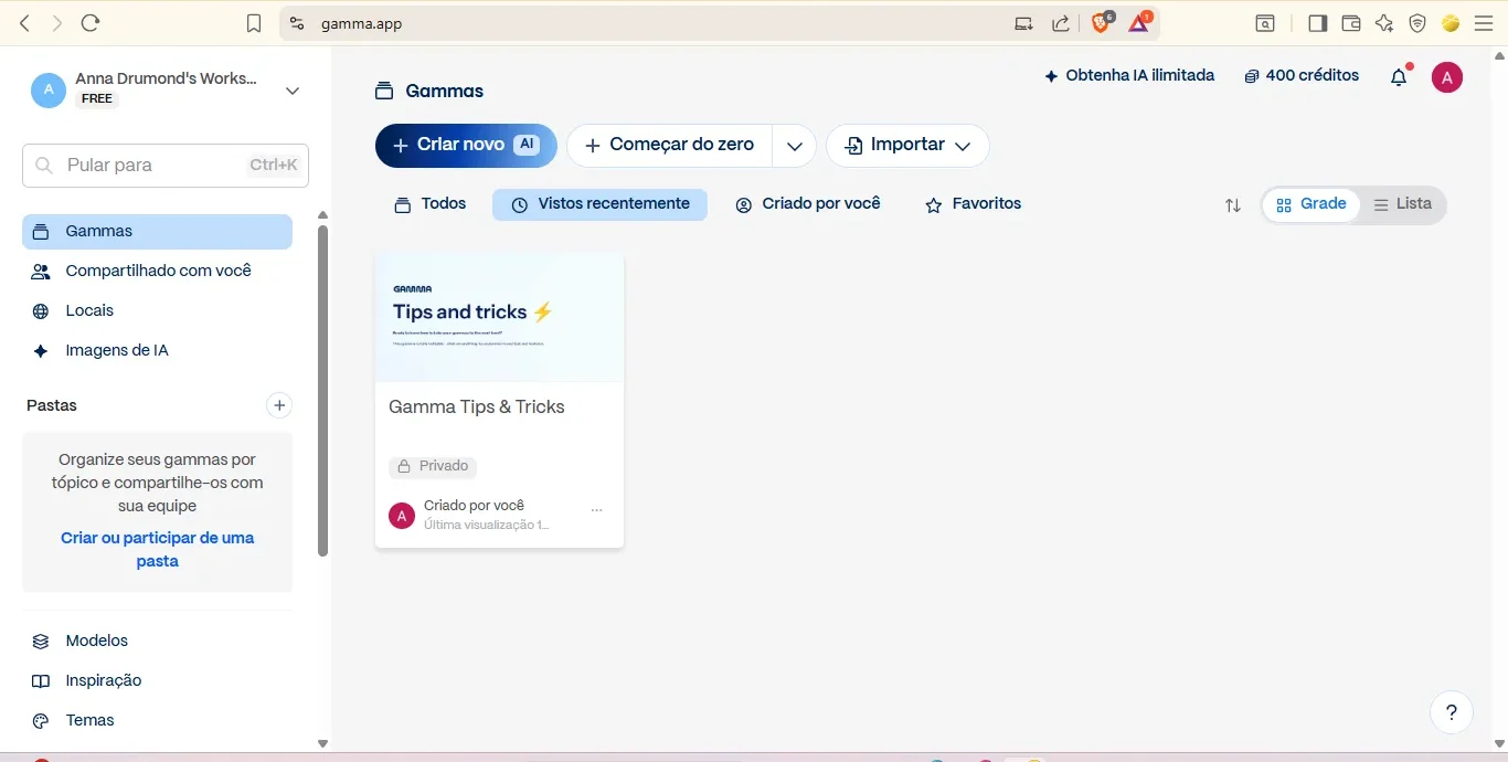 Como Gerar um Ebook com Gamma App