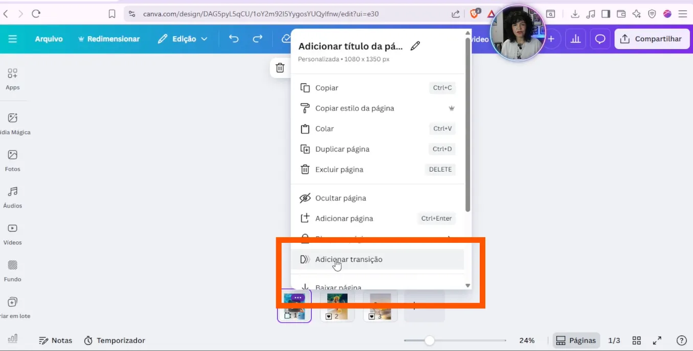 carrossel foto e video