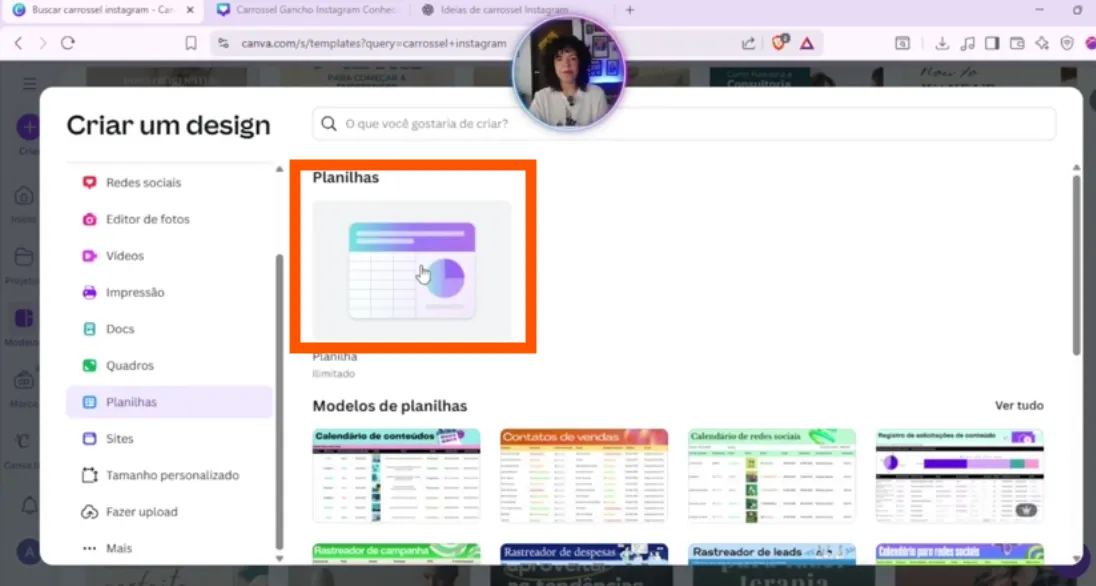 carrossel criar em lote
