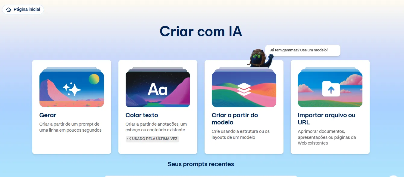 como criar página de vendas com inteligência artificial