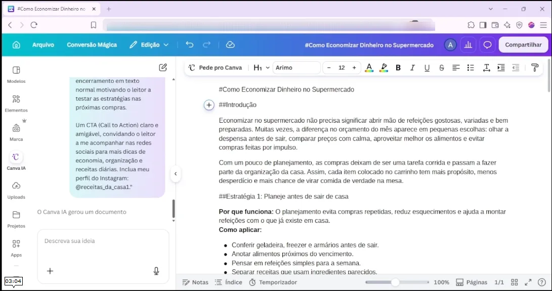 como como criar ebook no canva grátis