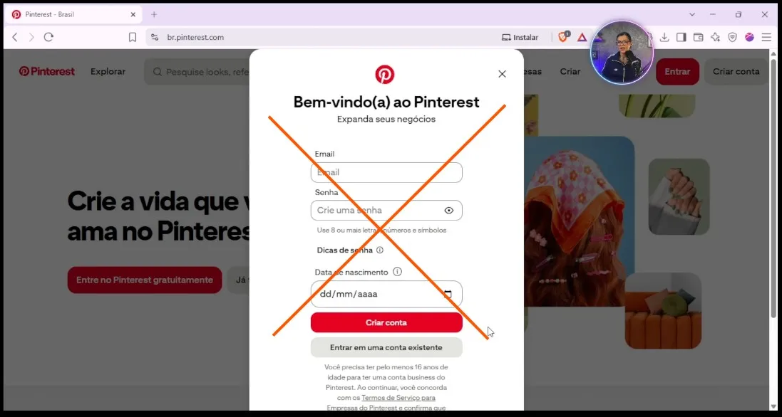 desafio pinterest