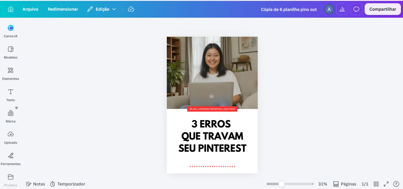 pin do pinterest