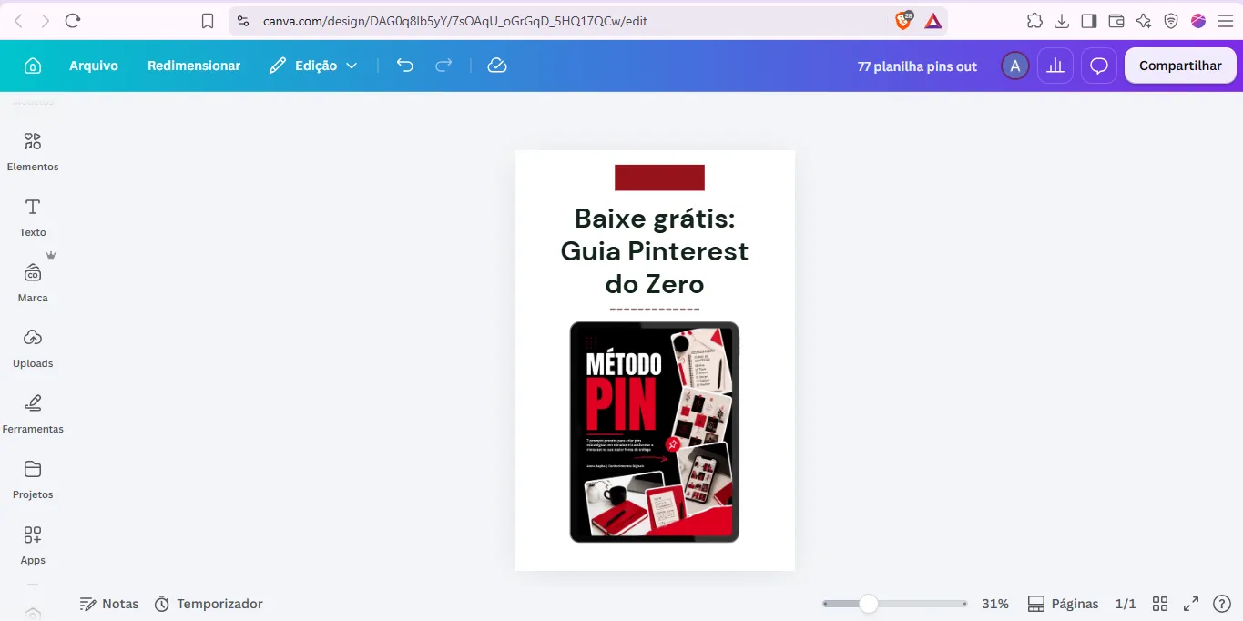 pin do pinterest
