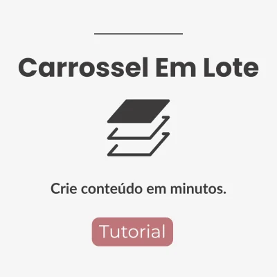 carrossel em lote