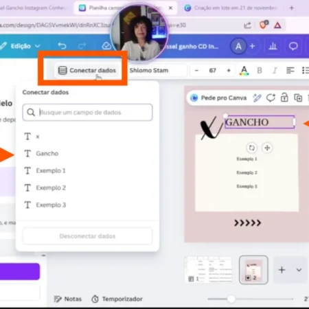 carrossel criar em lote